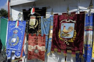 Il Comune di Condove ha partecipato alla manifestazione del Col del Lys con il proprio gonfalone